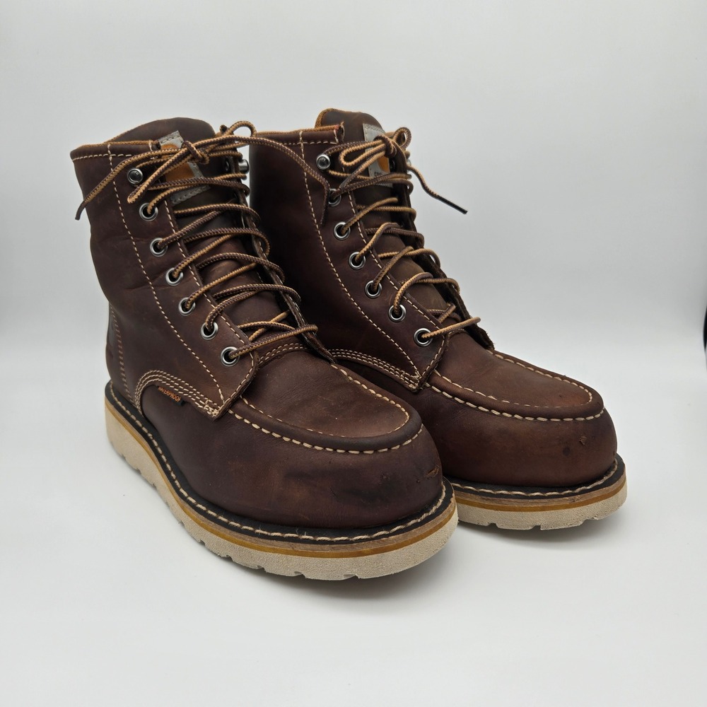 Carhartt FW6225-W Steel Moc Toe Boot Women 6.5 Brown Waterproof Leather Gorpcore
